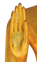 Thai Buddha Hand Gestures Buddha Iconography, Abhaya Mudra, Fearlessness