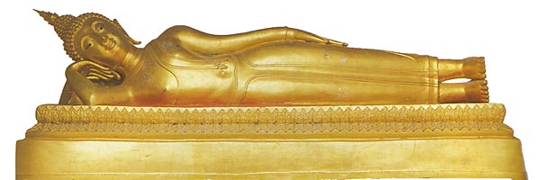 Reclining Buddha at Phra Pathom Chedi