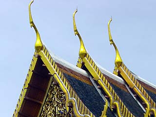Chofah at Ubosoth of Wat Phrakaew, Bangkok