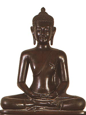 Buddha Meditating, Dvaravati Style