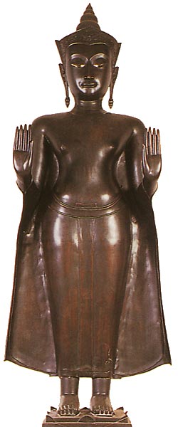 Standing Buddha, Ayutthaya Style, Calming the Oceans