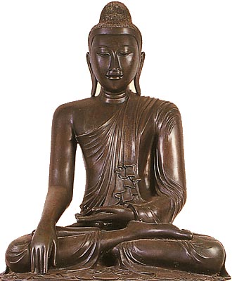 Buddha Subduing Mara, Burmese Style