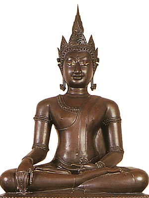 Buddha in Royal Attire - Subduing Mara