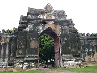 Phra Narai Ratchaniwet (King Narai's Palace) - Gate. 