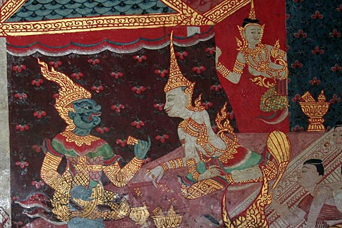 Punnaka, the Yak, plays the dice with King Dhananjaya
