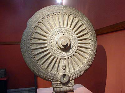 Wheel of Life, Dvaravati culture, Phra Pathom Chedi National Museum, Nakhon Pathom