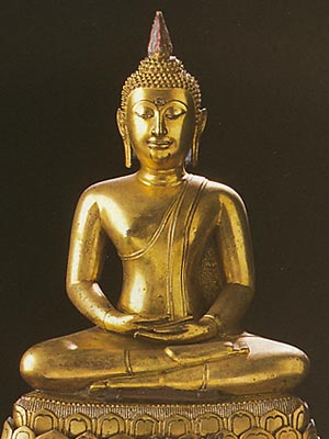 Bodhisattva meditating