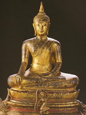 Subduing Mara, Phra Pathom Chedi, Sitting Buddha
