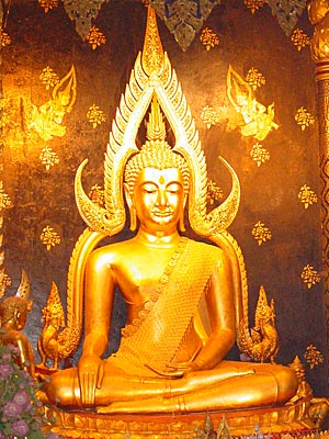 Sitting Buddha Image, Subduing Mara, Phra Phuttha Chinnarat