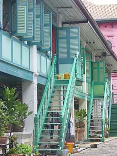 Kuti (monk quarters) at Wat Benchamabophit, Bangkok