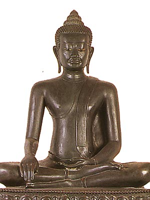 Sitting Buddha, Subduing Mara, U-Thong Style