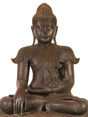 Buddha Subduing Mara, Burmese Style