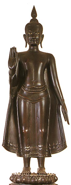 Standing Buddha, U-Thong Style